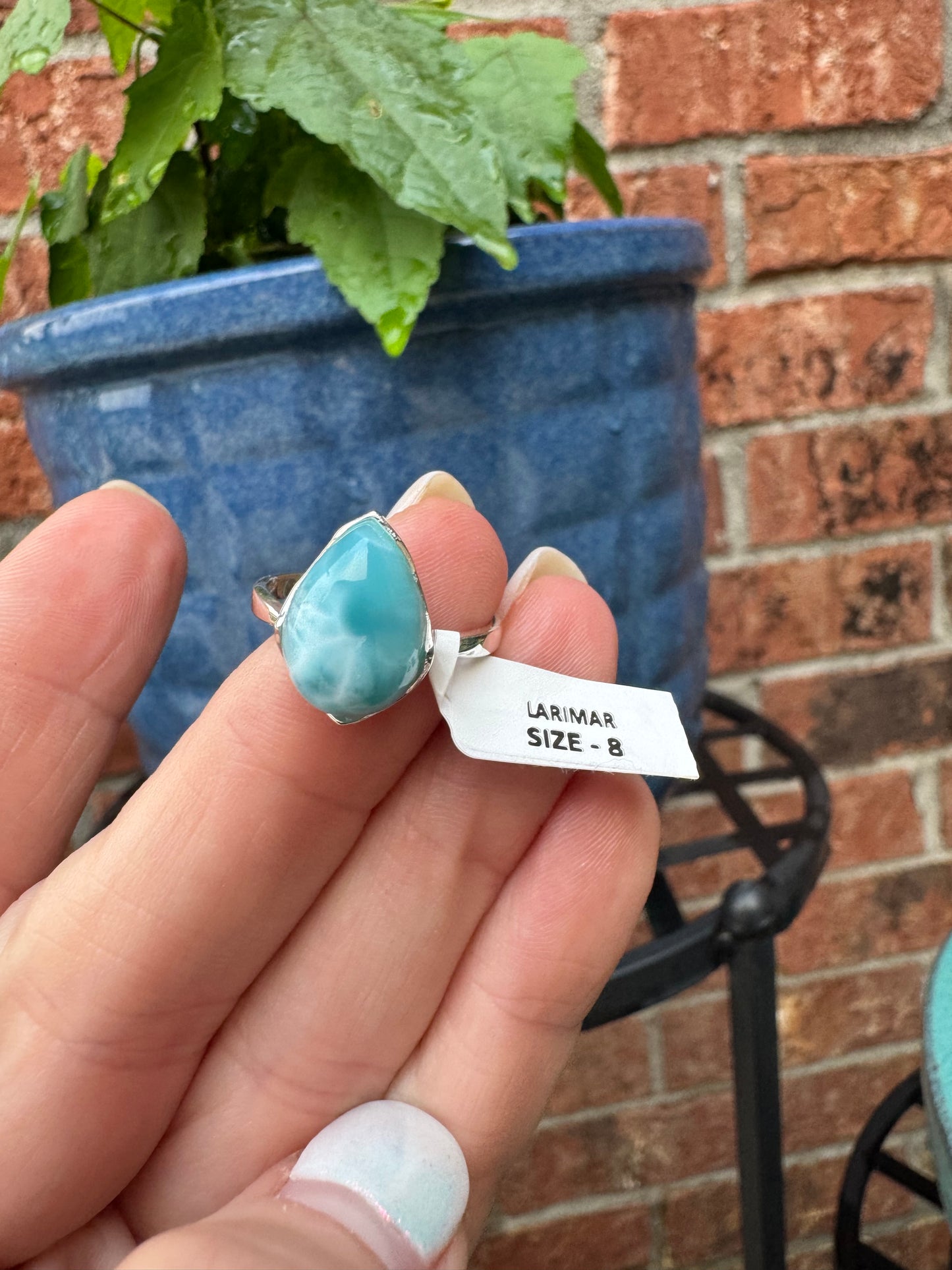 Larimar Sized rings