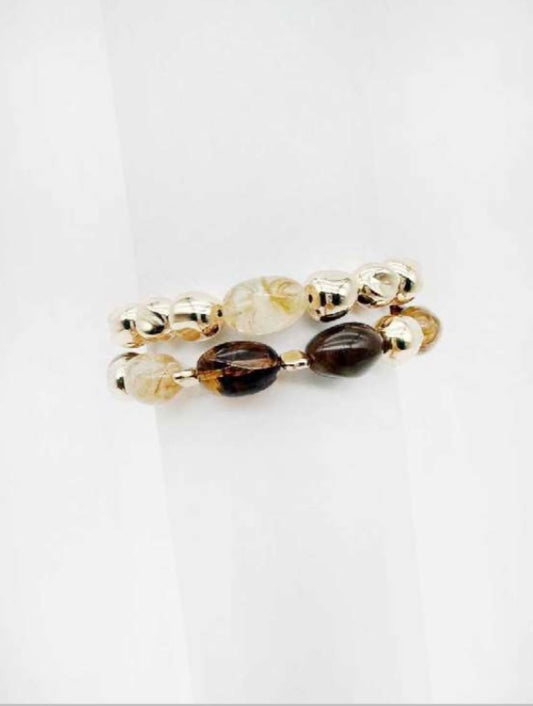 🤎 Amber Sands Stretch Bracelet