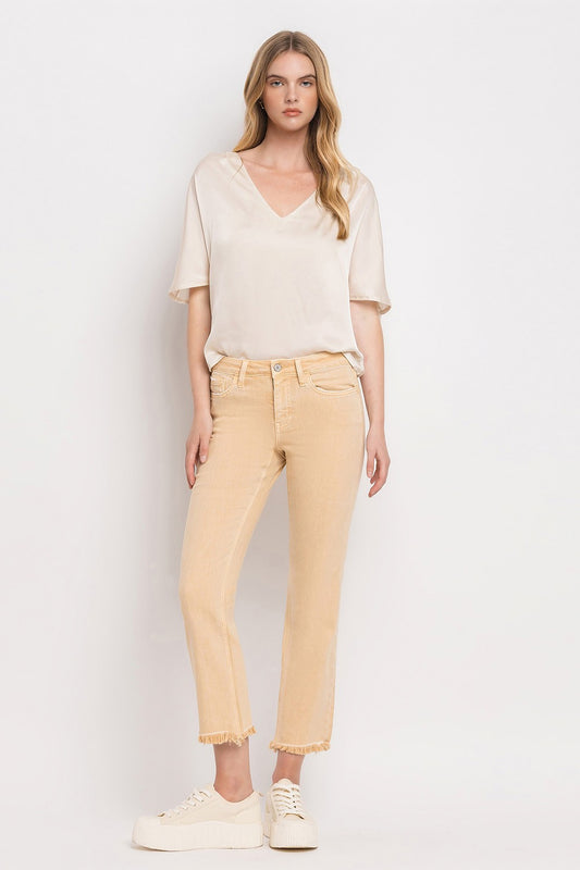 Vervet Mid Rise Straight Jeans