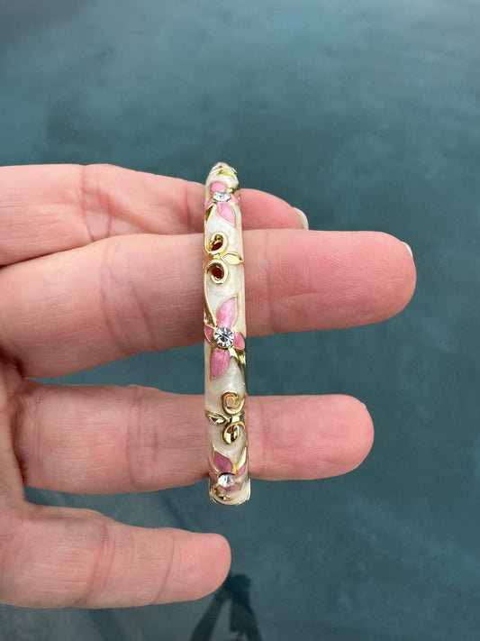 Enamel 0.5 cm hinge bracelets