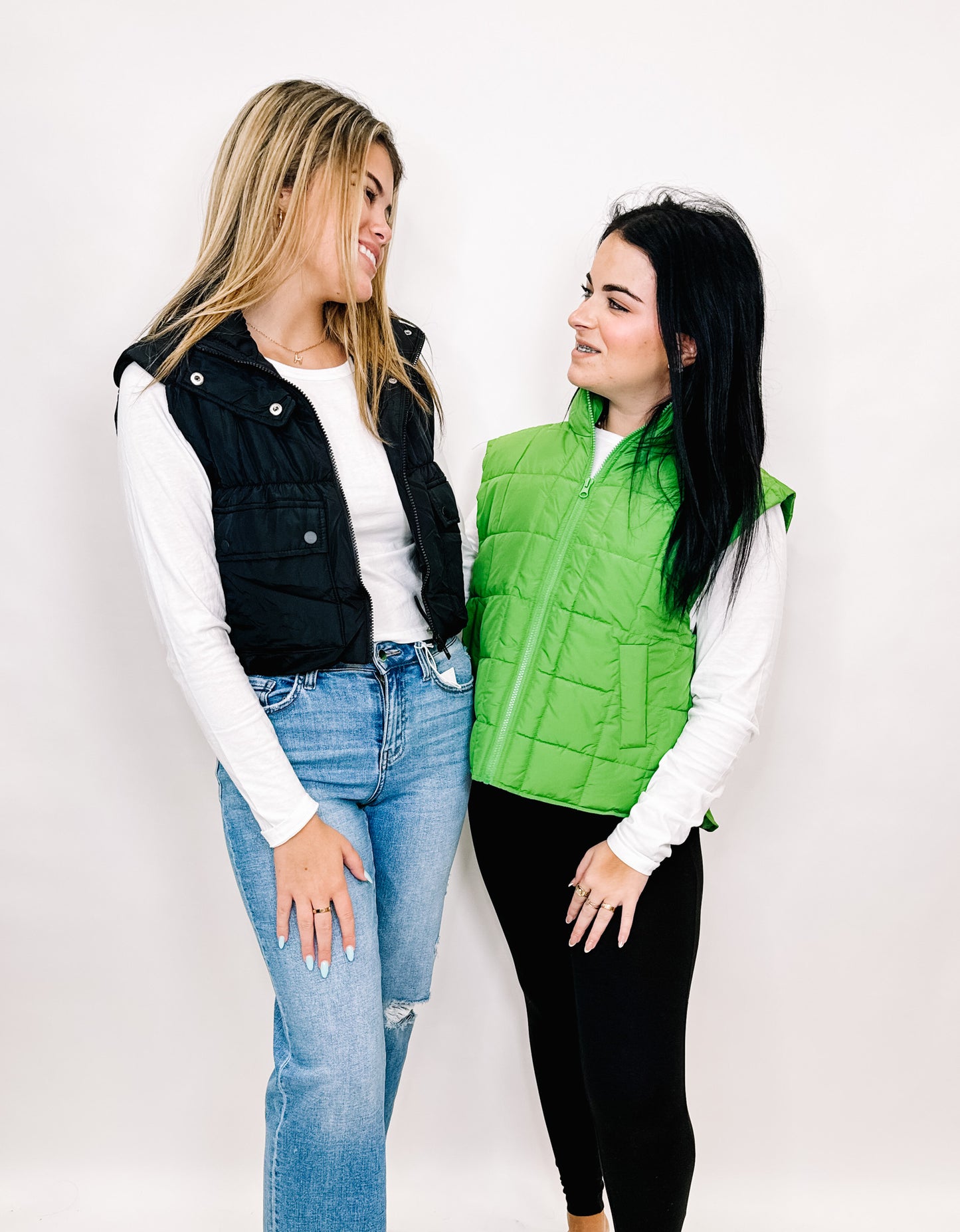 VJ Violet Puffer Vest