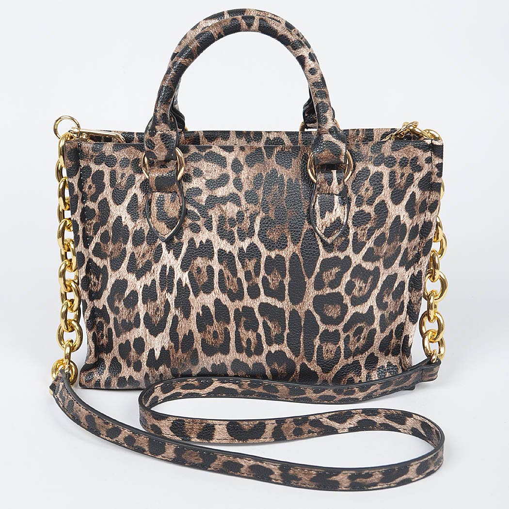 Faux Leo Tote Bag