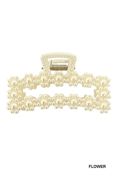 Zen Pearl Claw Clip