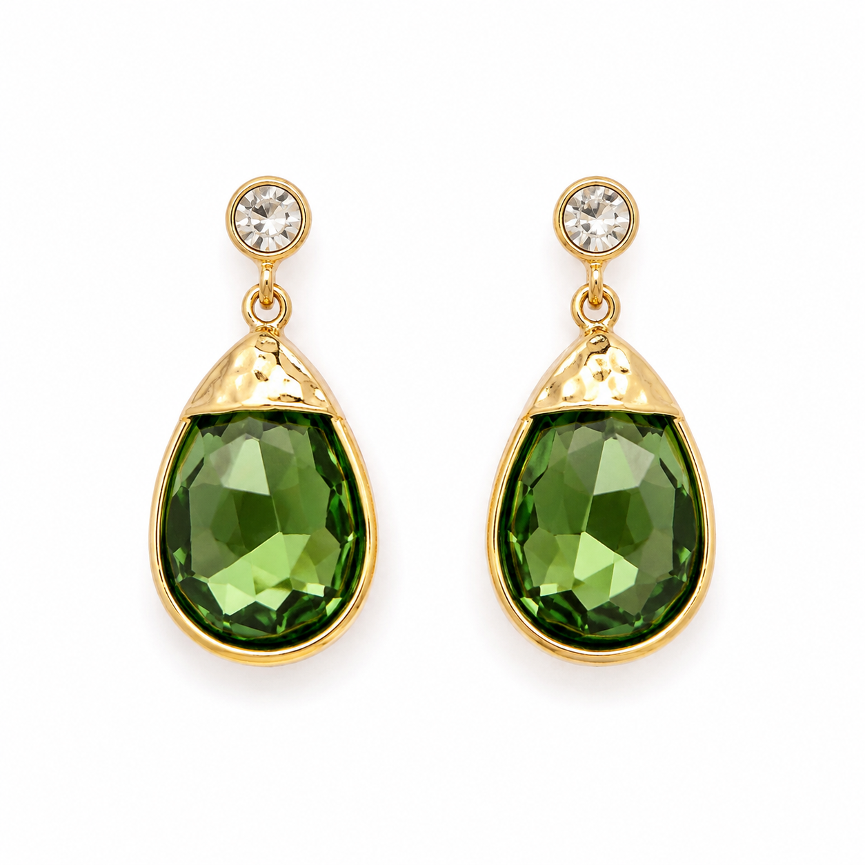 Midnight Sparkle Teardrop Earrings