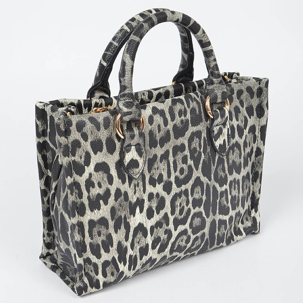 Faux Leo Tote Bag