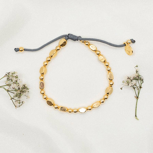 MSMH Kind Morse Code Bracelet - Gold