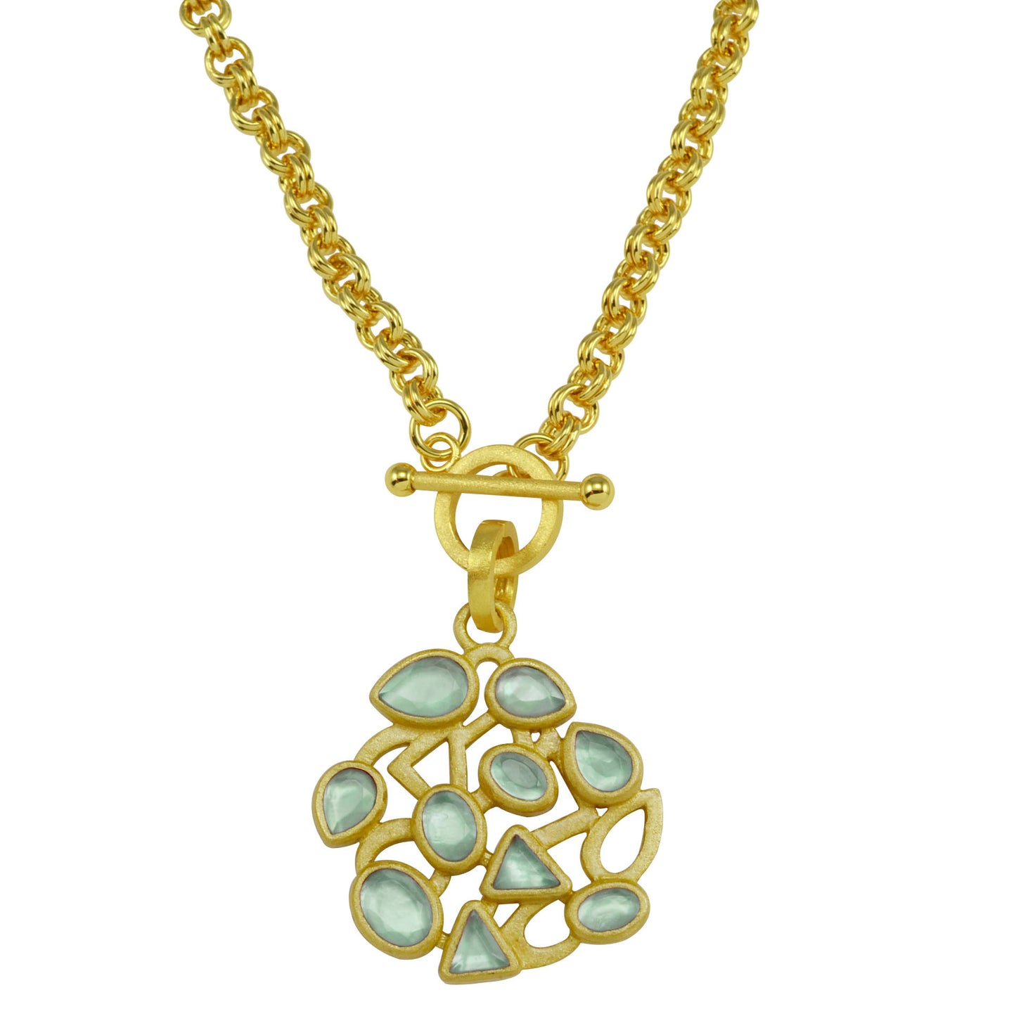 Betty Carre Leblon multi stone necklace