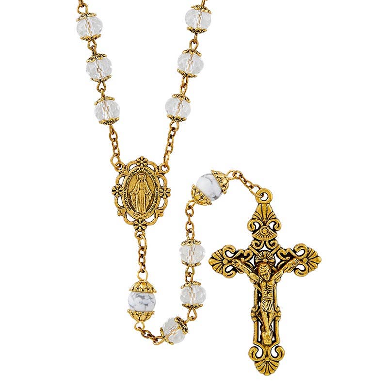 Picasso Rosary - Crystal