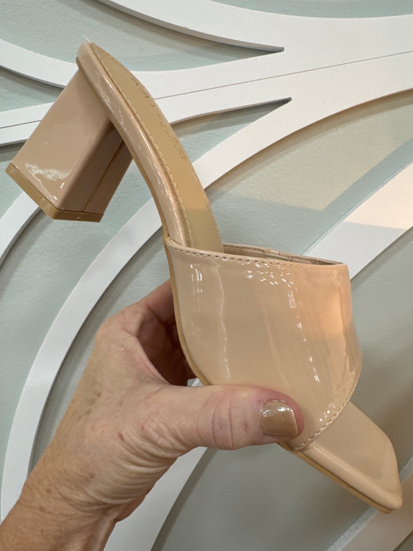 Cyrillia Slip on heel