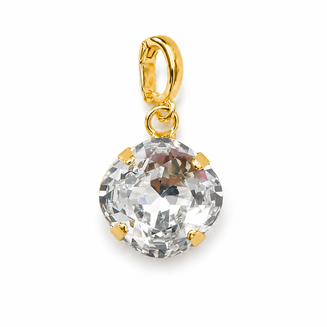 Australian Crystal Cushion Cut charms