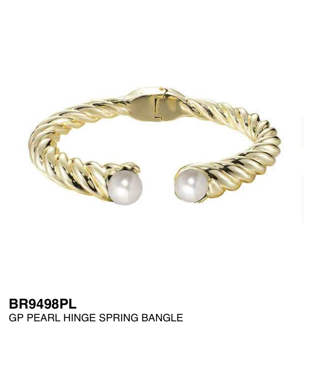 SA pearl hinge twist bracelet