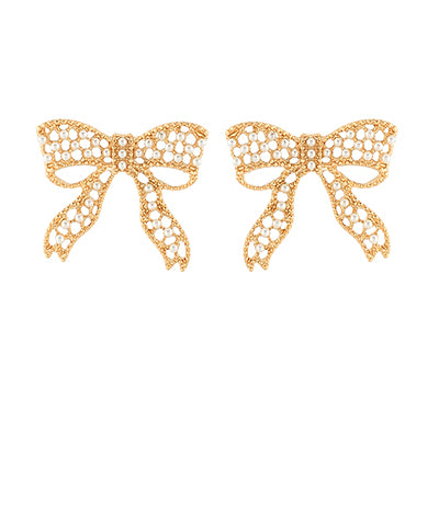 Classic Holiday Bow Earrings