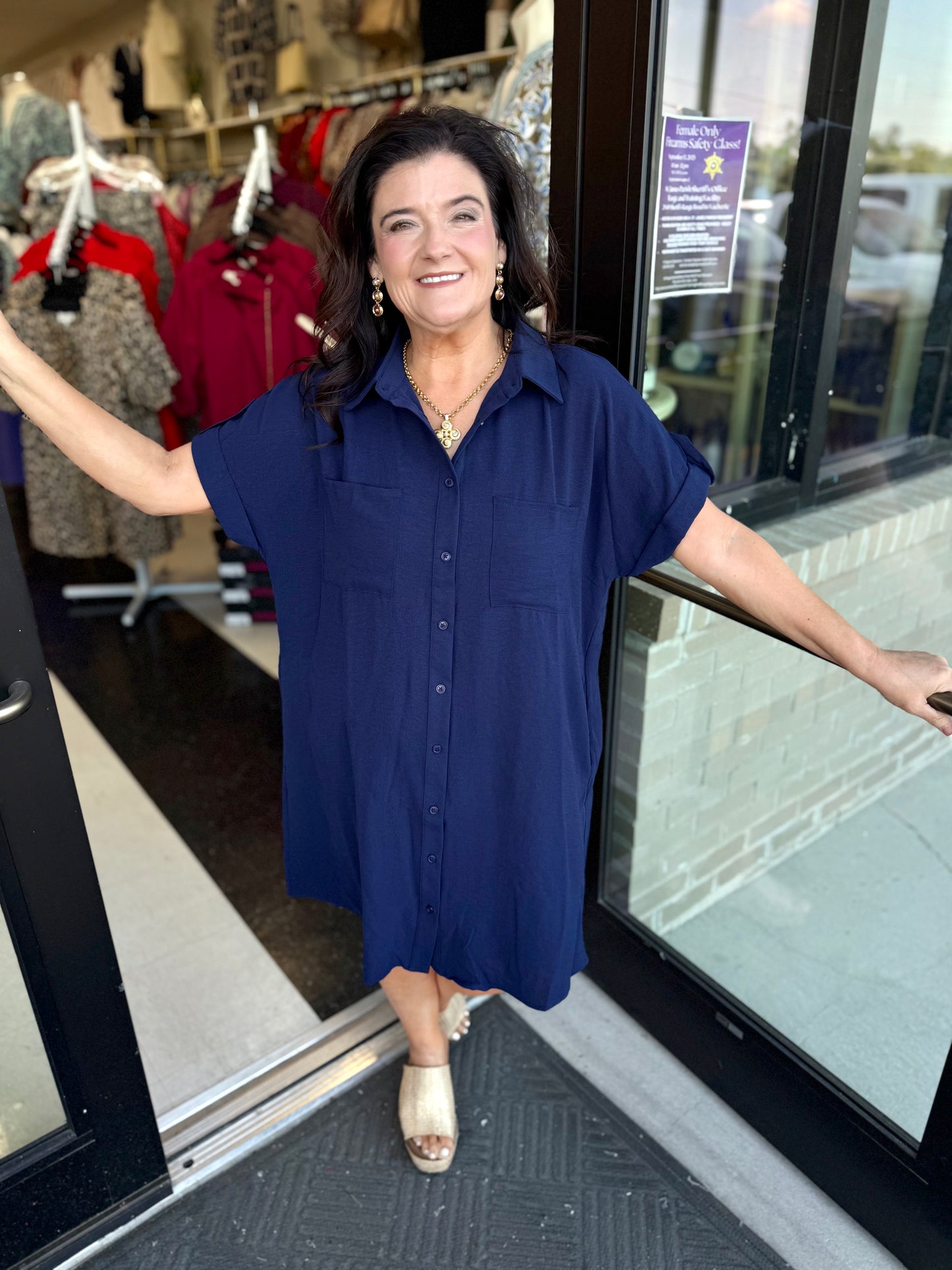 Collared Tailgate Dress