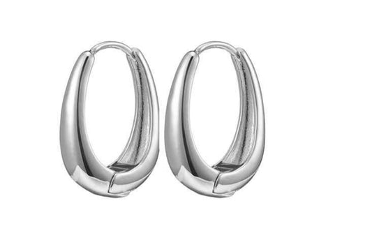GP oval hinge earrings