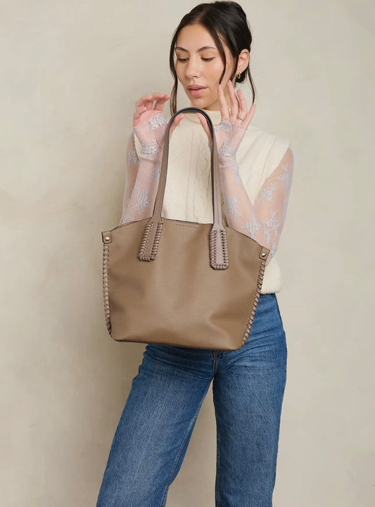 Micha Whipstitch Tote