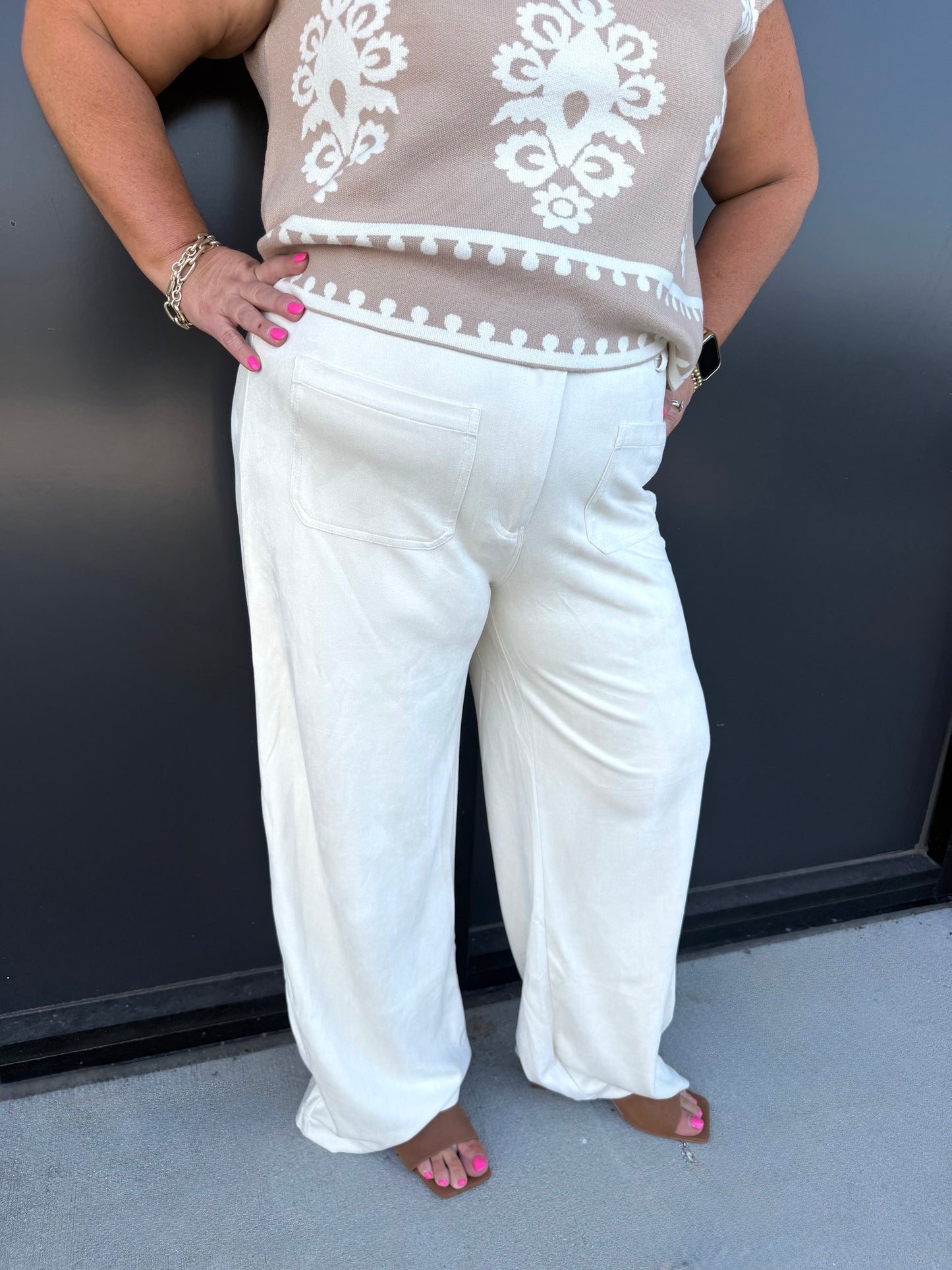 Suede After Dusk Pants