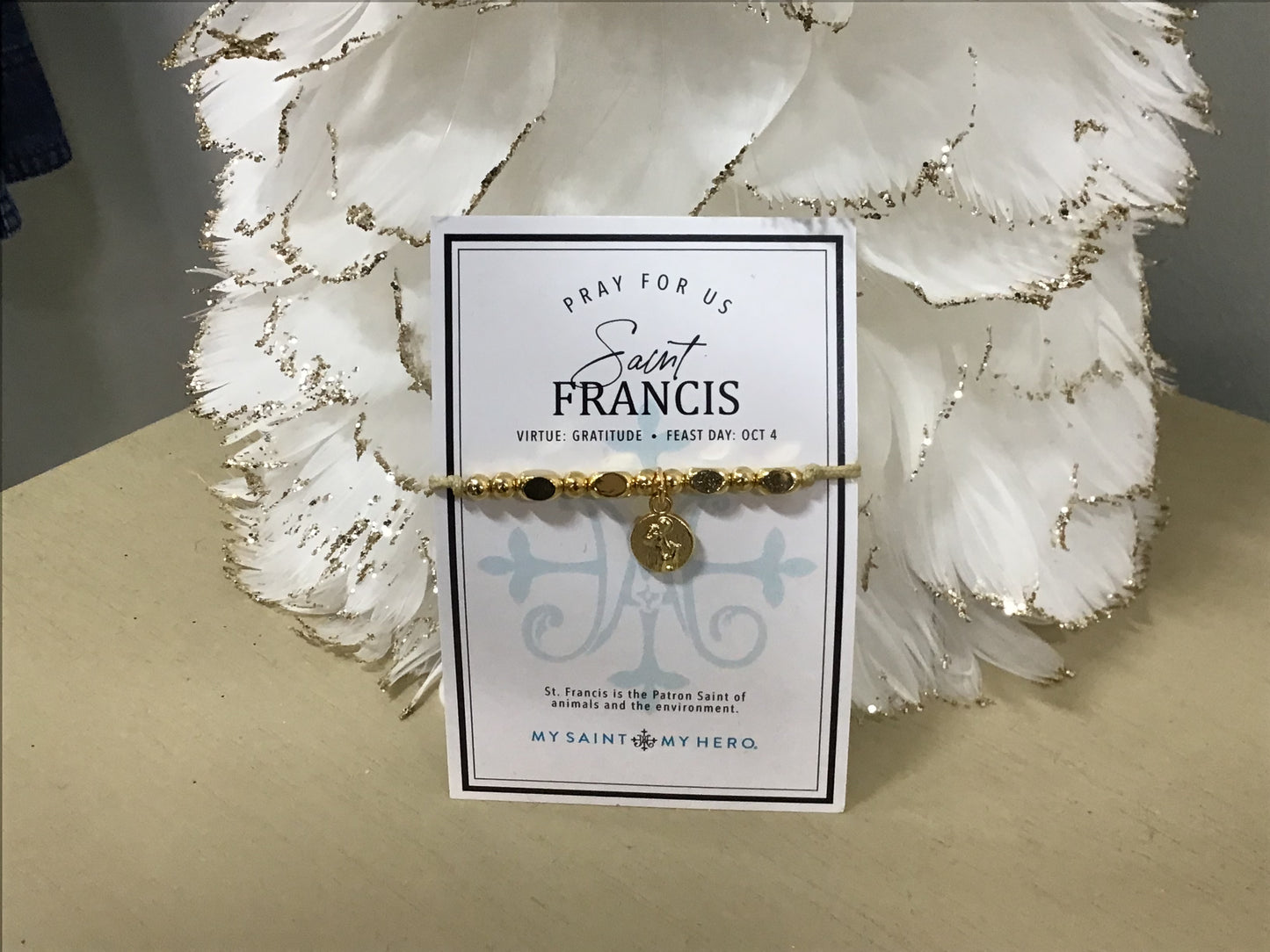 MSMH Saint Francis adjustable bracelet