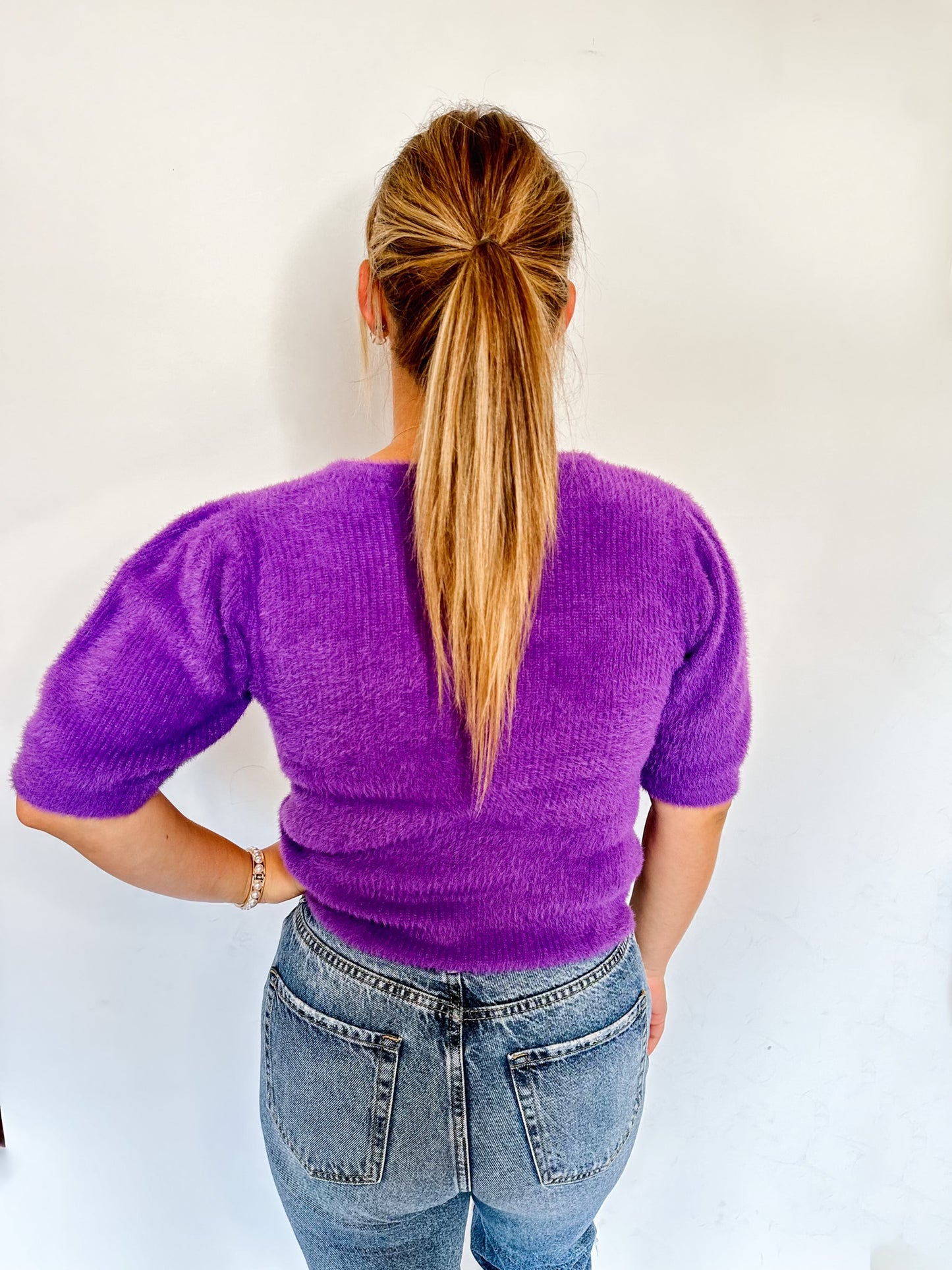 Kerri Fuzzy Sweater Top