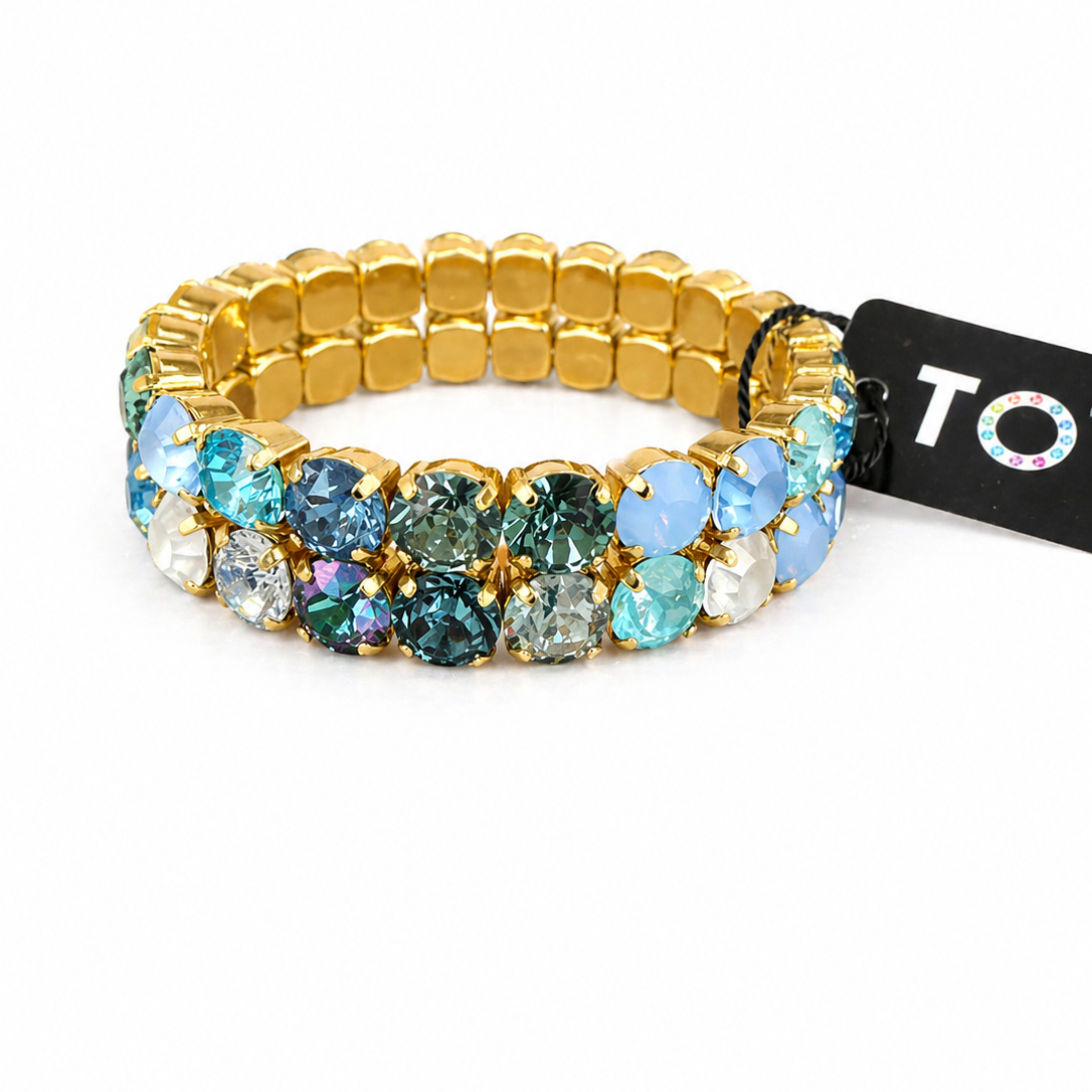 Olivia 2 Strand Stretch Bracelet