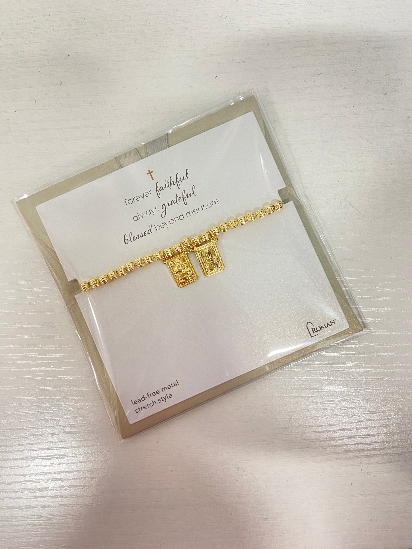 Roman Live By Faith Bracelet 2