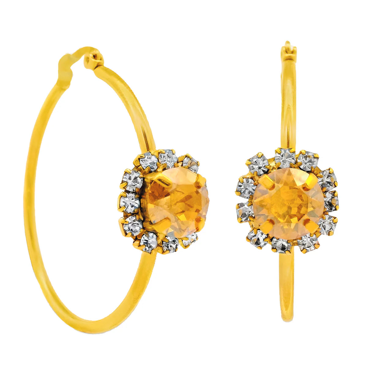 Tova Mini Bianca hoops