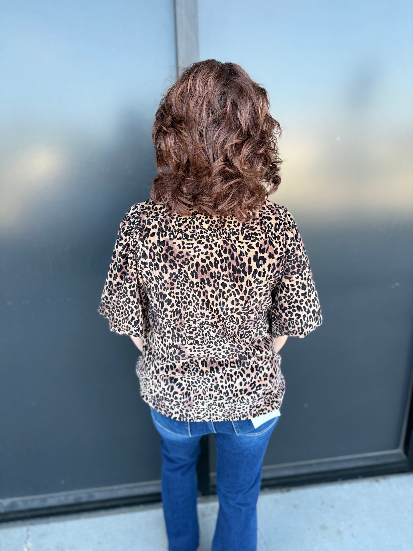 The Camille Velvet Leopard Top πβ¨