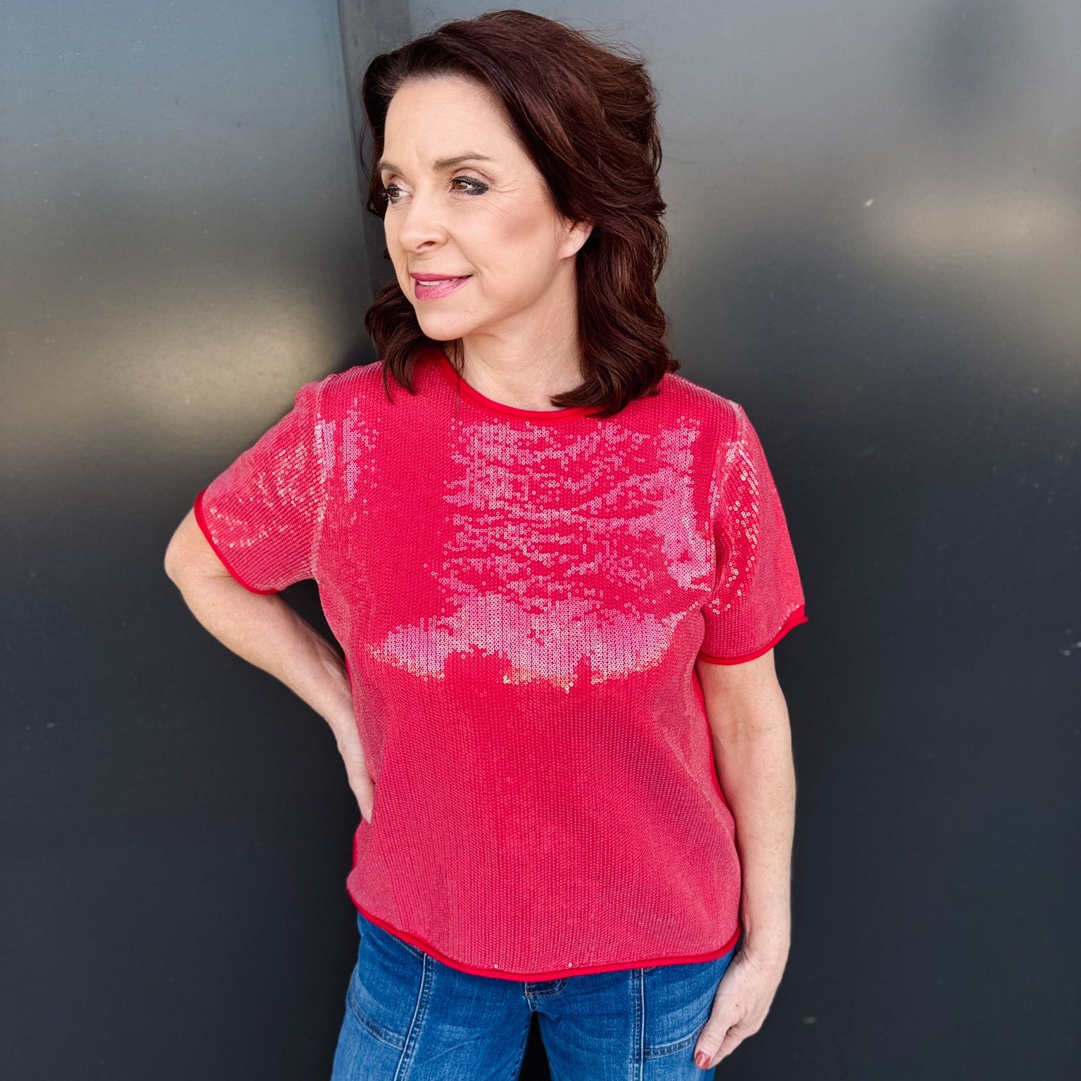 Dream Sequin top
