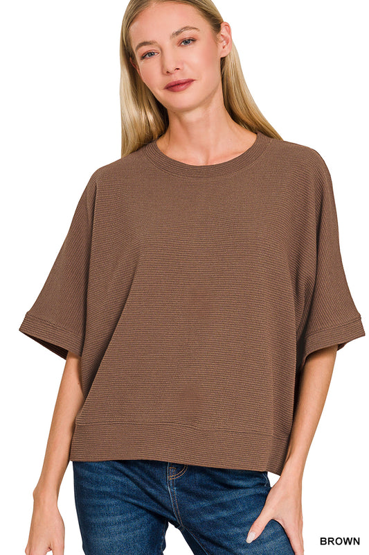 ✨ The Remi Textured Knit Top