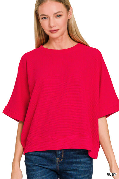 ✨ The Remi Textured Knit Top