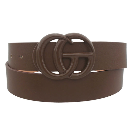 Joia belts color coded buckle