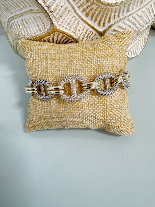 14k plated Bonita bracelet