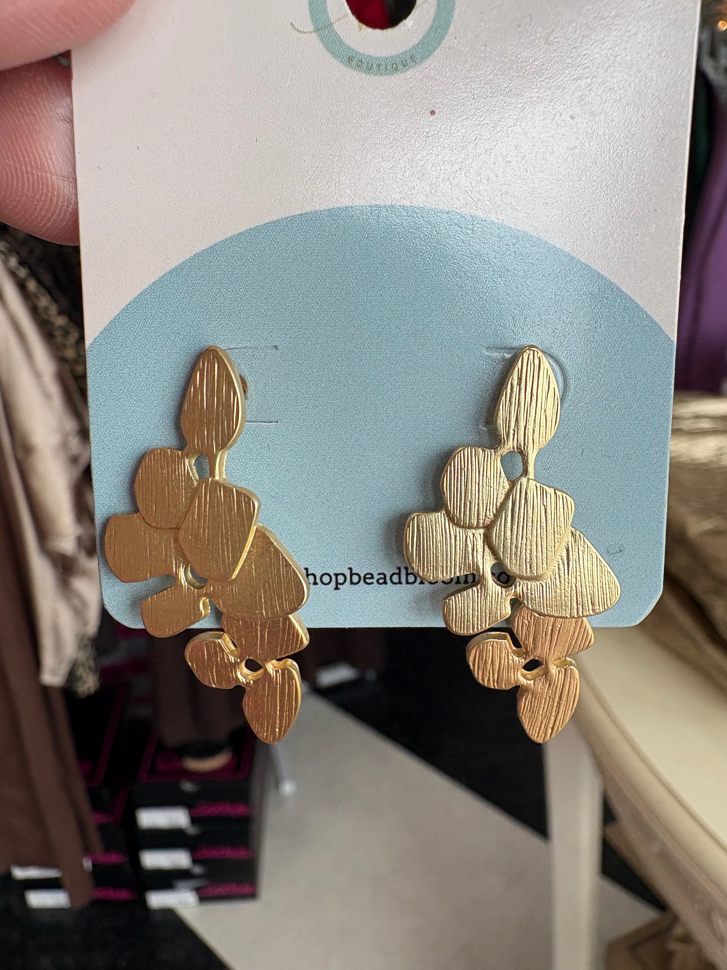 Leaf Dangle Earrings