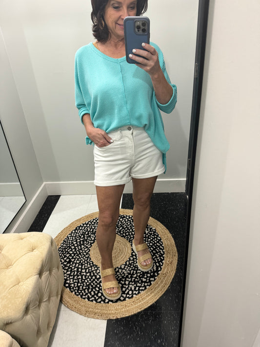 Vervet Rebecca White shorts