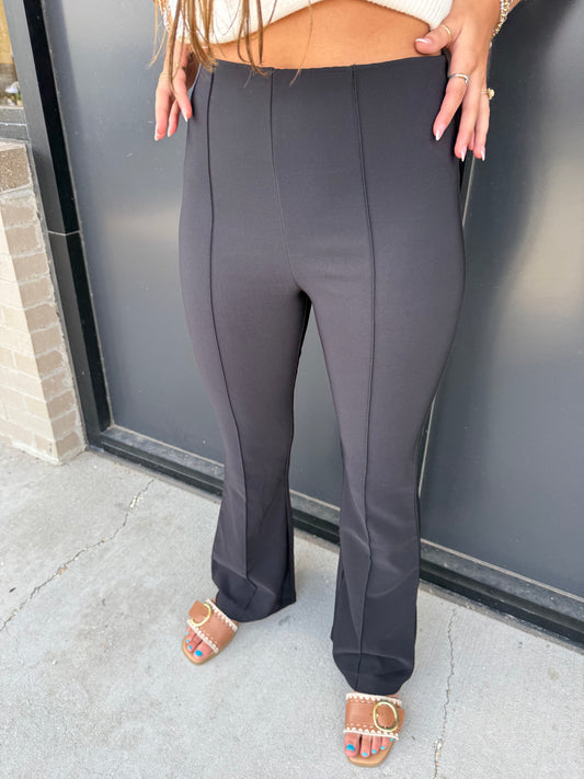 Blu high waist flare pant