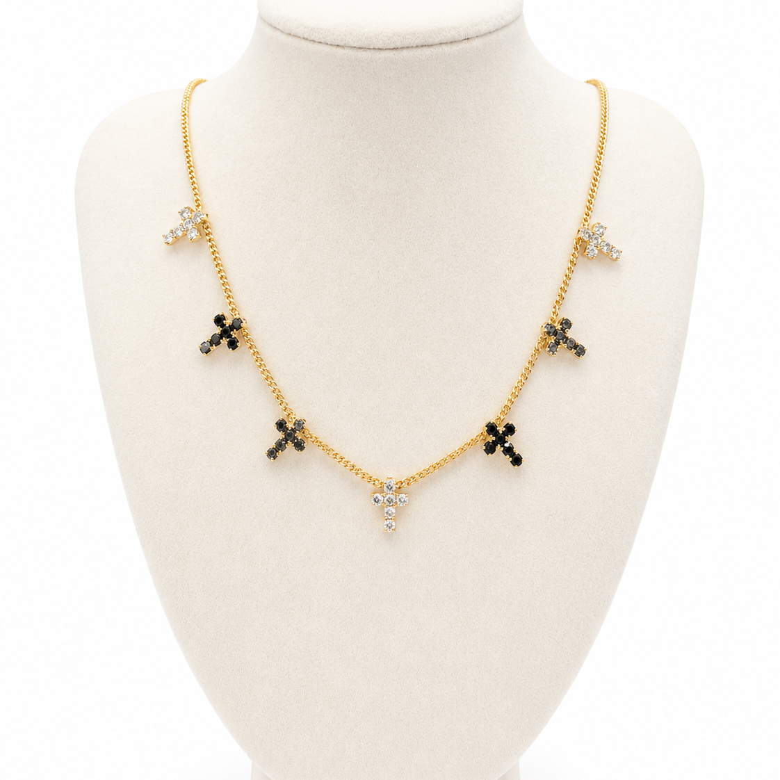 Tova Multi Cross Necklace