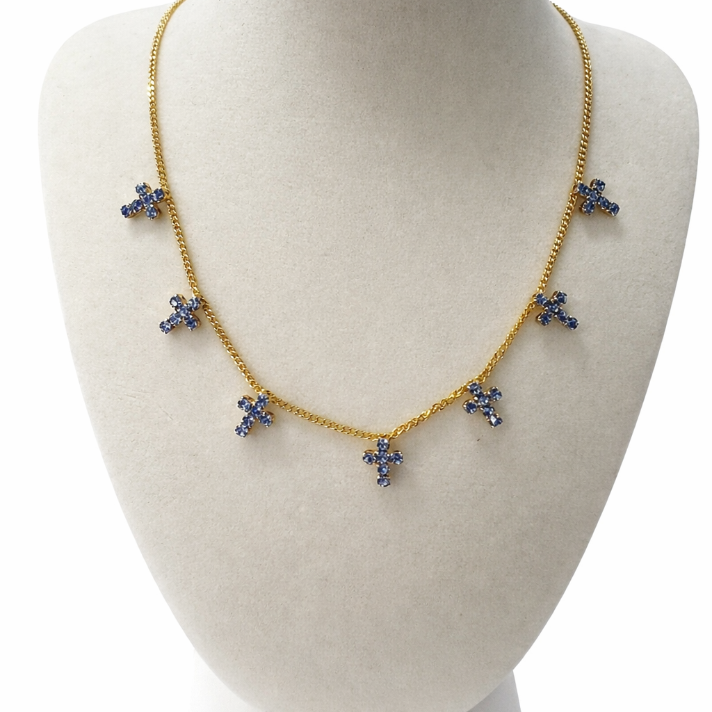 Tova Multi Cross Necklace