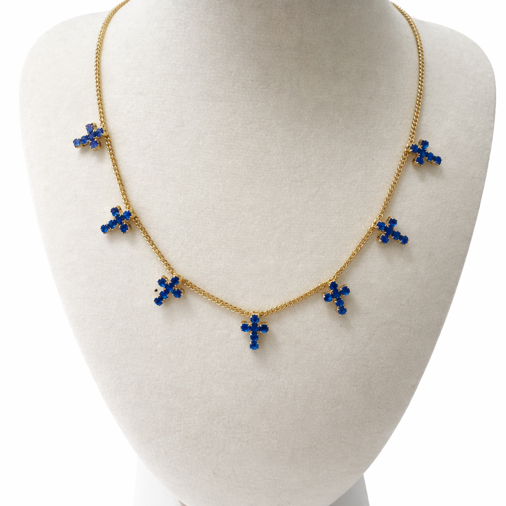 Tova Multi Cross Necklace