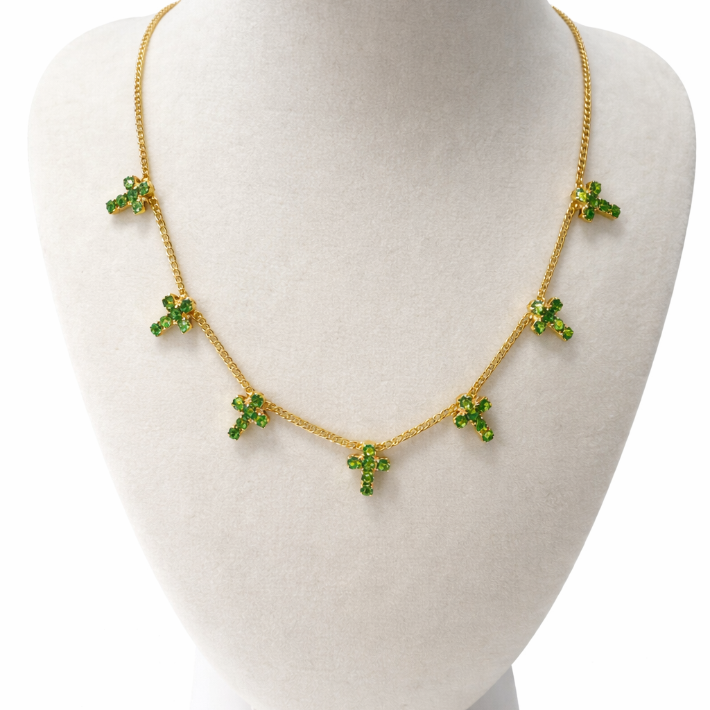 Tova Multi Cross Necklace