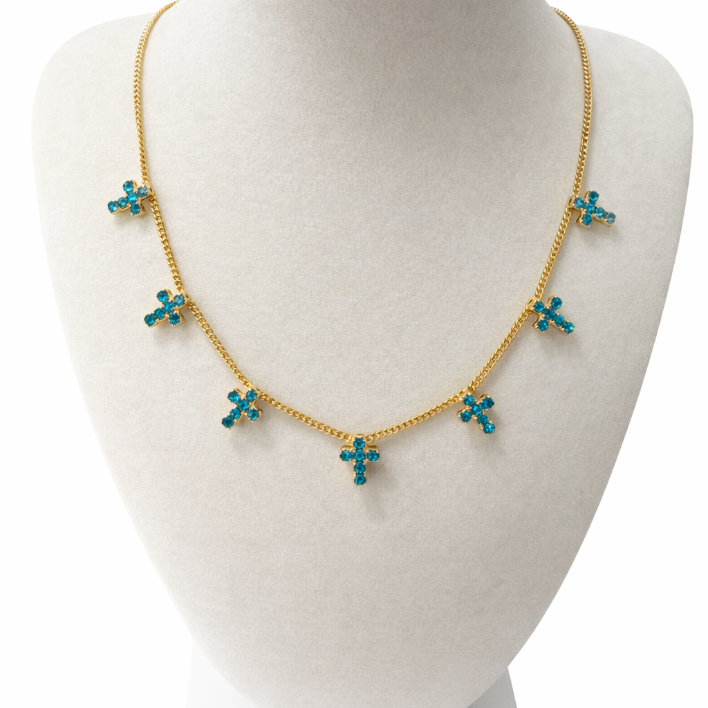 Tova Multi Cross Necklace