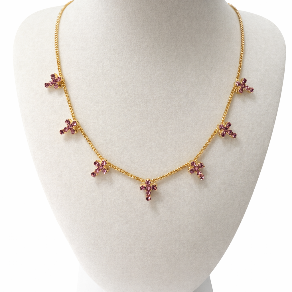 Tova Multi Cross Necklace