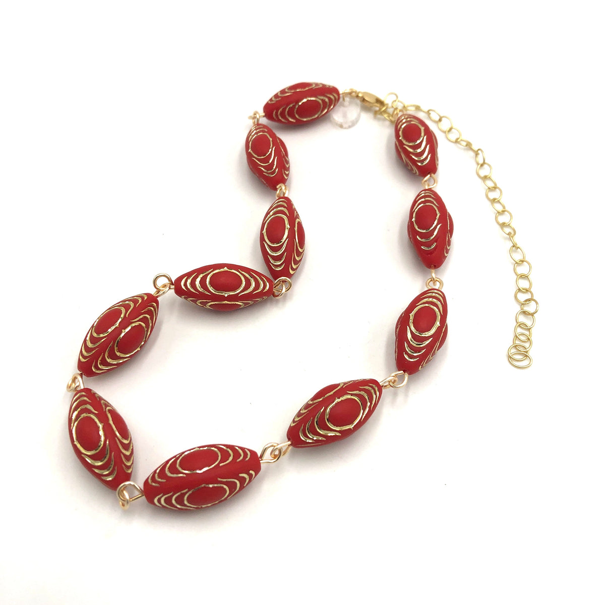 shiny gold beads