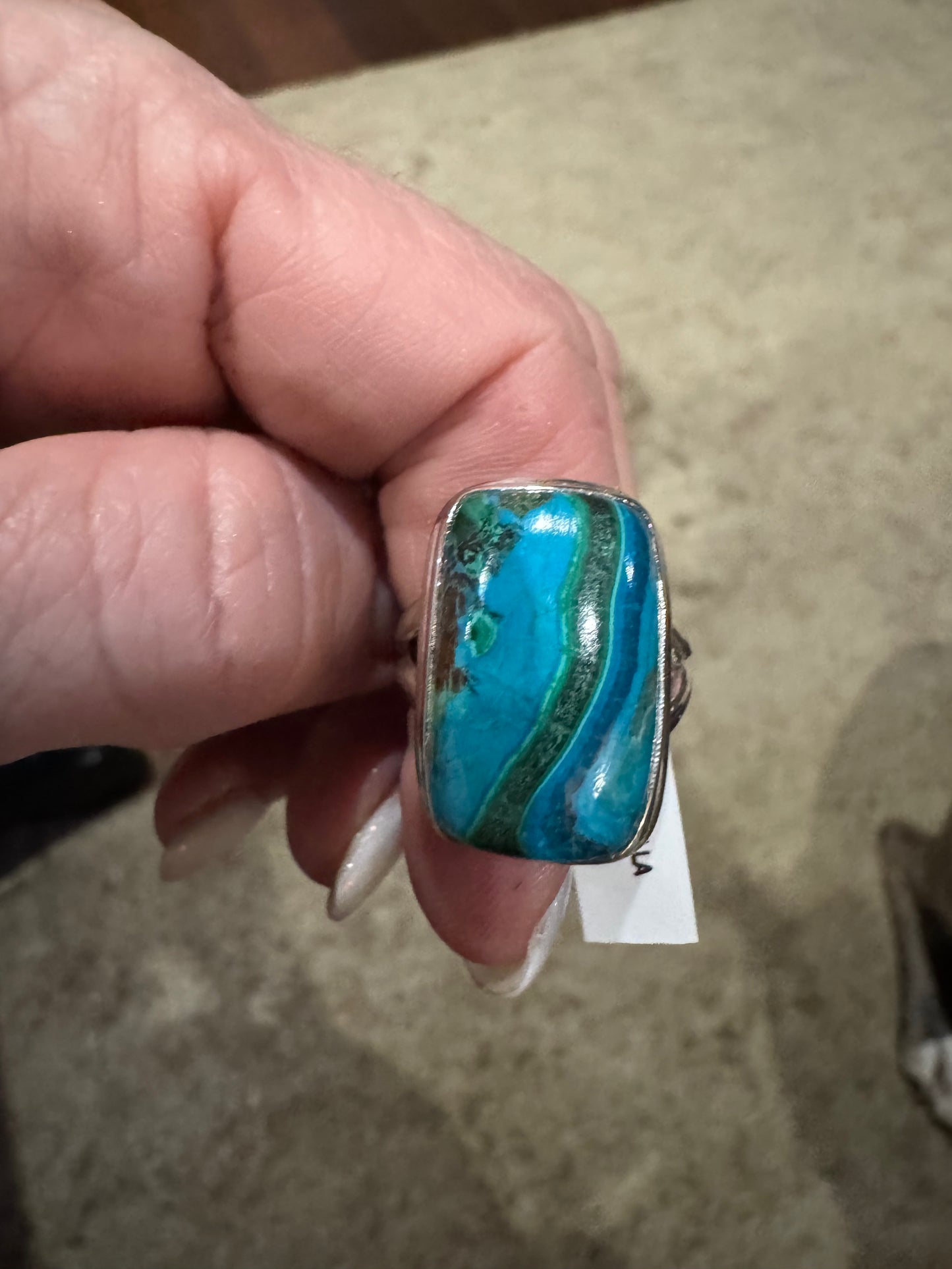 Malacolla Natural Stone ring