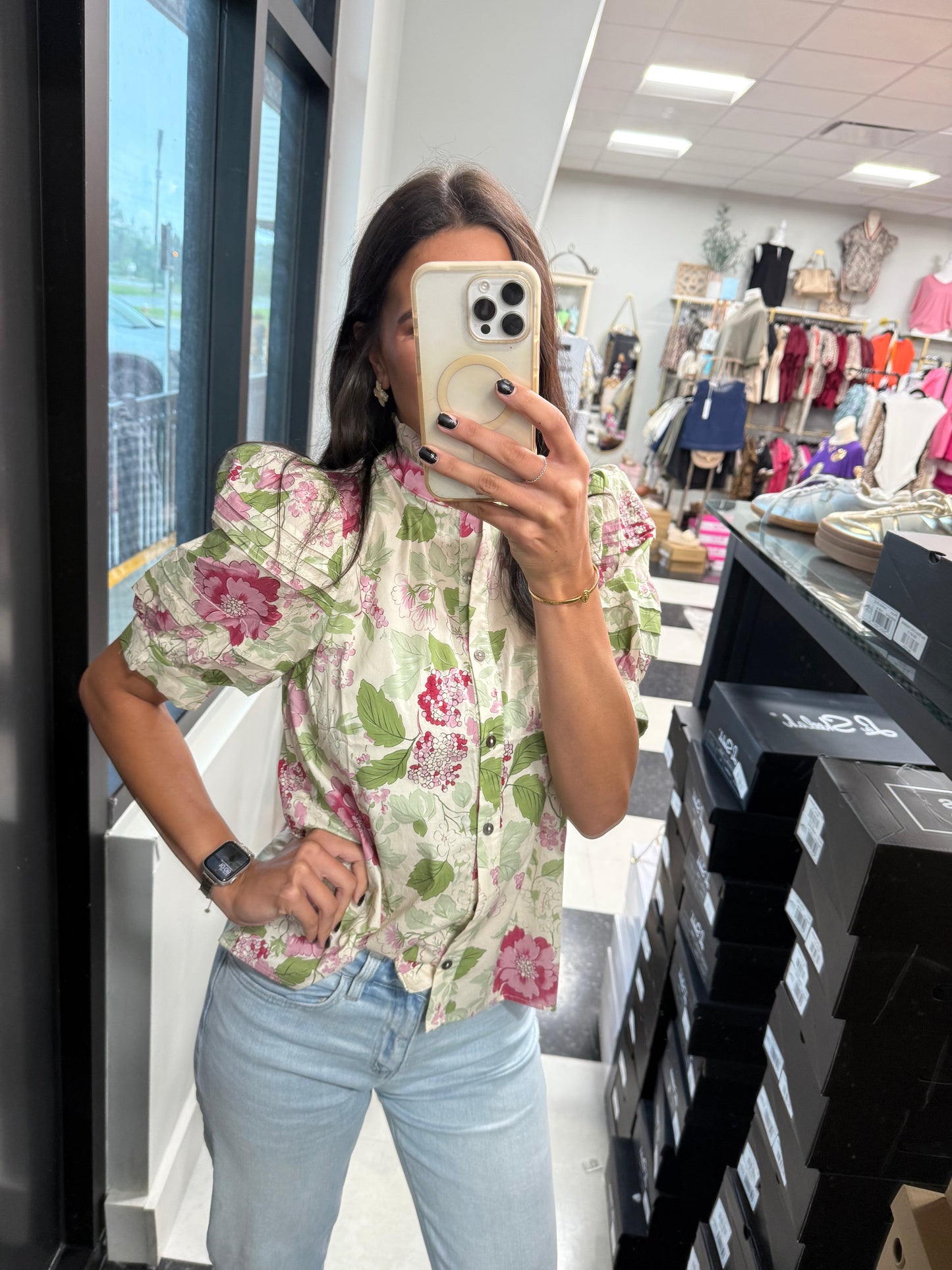 Floral Soft Touch Top