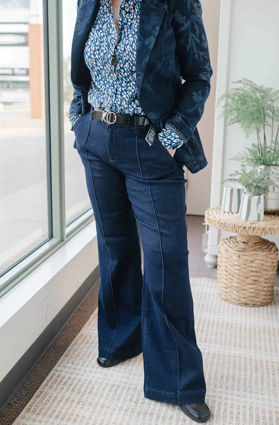 Liverpool Trouser Jeans W/ Pintuck