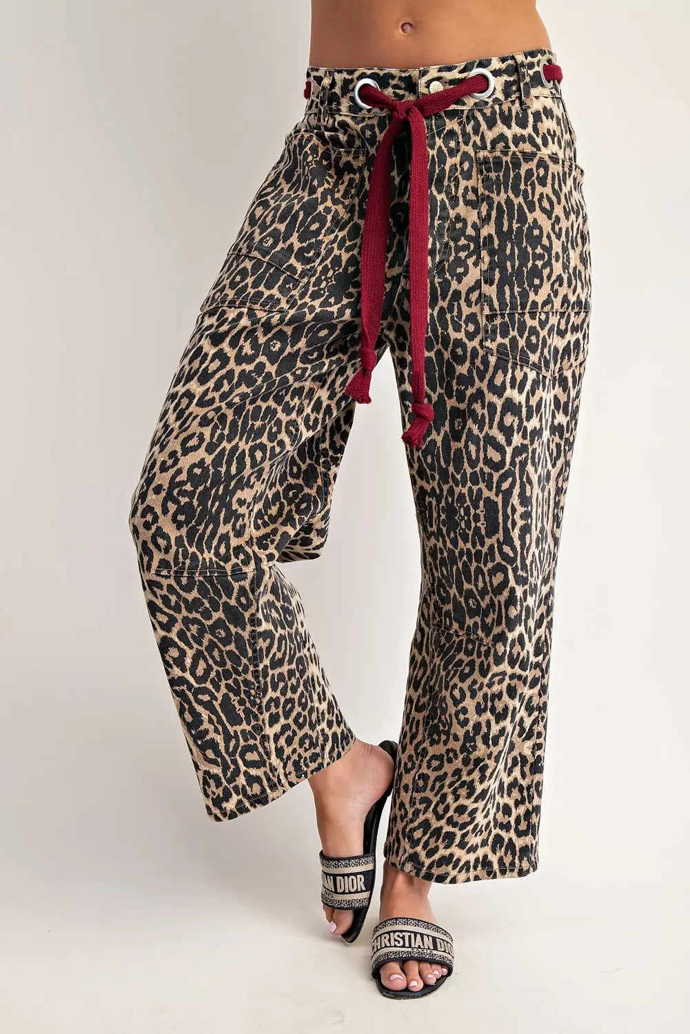 Mary Leopard pants