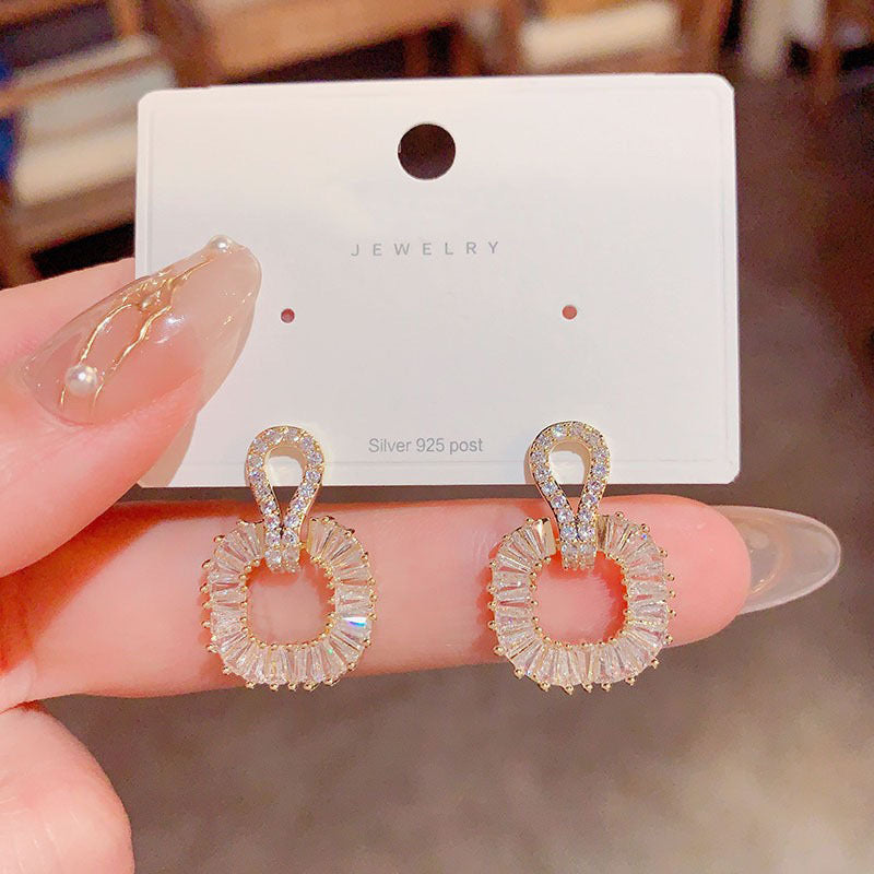 Square Drop Earrings