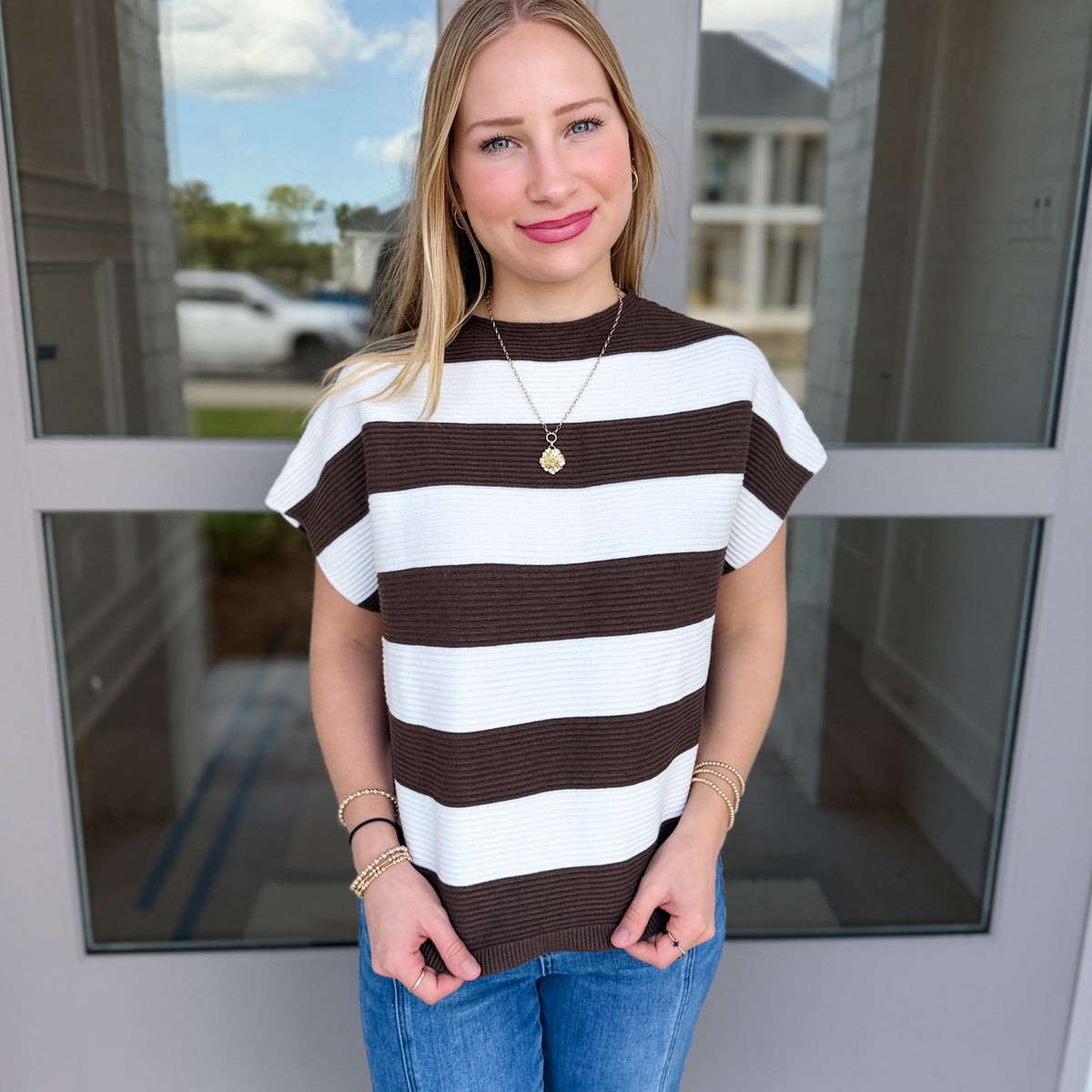 Sweet Striped Sweater
