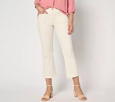 Pearl Wide-Leg Cropped Pants
