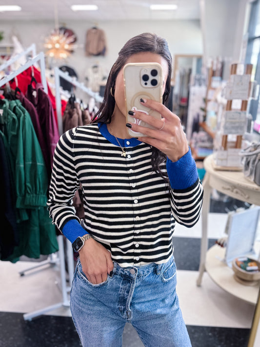 Vibrant Horizon Sweater