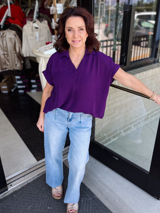 She+Sky Reddilicous Top